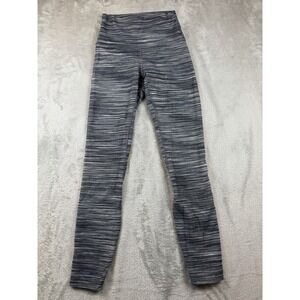 Lululemon Leggings Women's Size 2 Align Mini Space Dye 25" High Rise Black/White